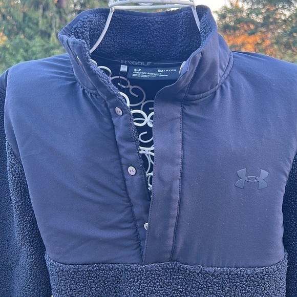 UNDER-ARMOR Black Ladies Golf Jacket Size Small - Picture 5 of 10